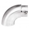 Scroll End-42.4mm o/d x 2.5mm wall Push Fit Grade 304 Satin polished 